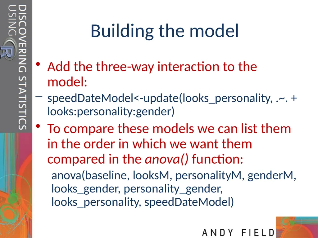 Slide 1 Mixed ANOVA (GLM 5) Prof. Andy Field Slide - slide 16 of 26