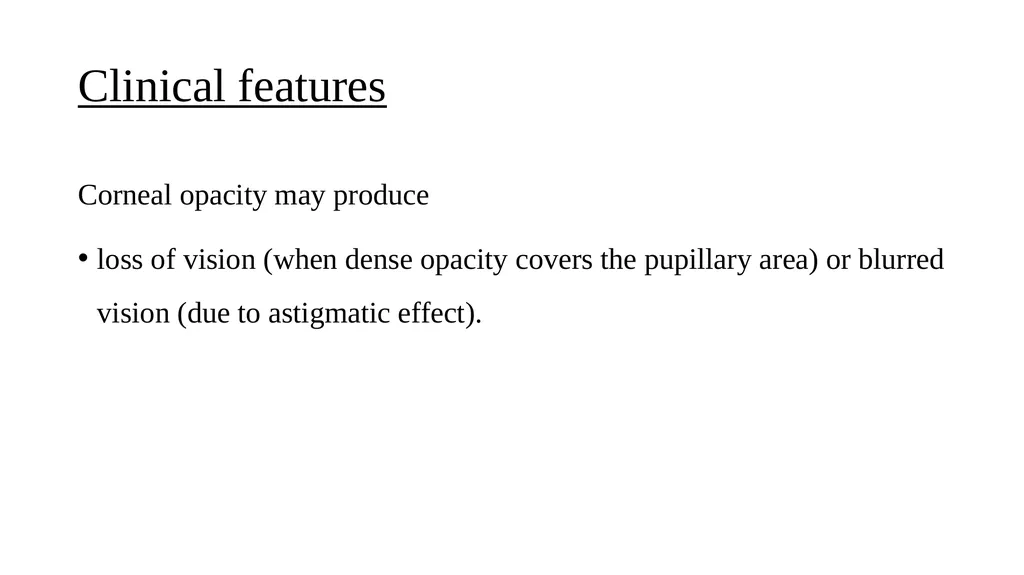 Corneal opacity Dr. Adeeb A Assistant professor - slide 9 of 19