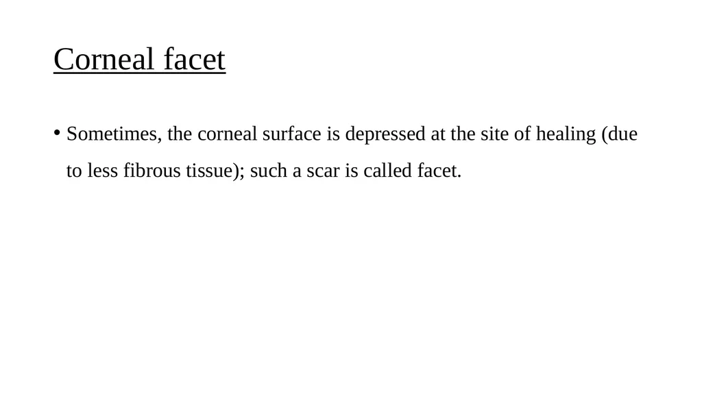 Corneal opacity Dr. Adeeb A Assistant professor - slide 15 of 19