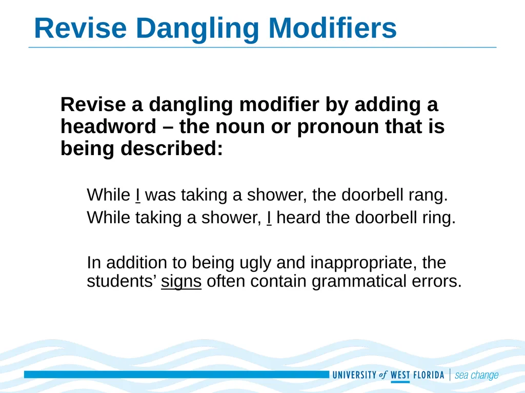 Adapted from Real Good Grammar, Too by Mamie Hixon - slide 4 of 10