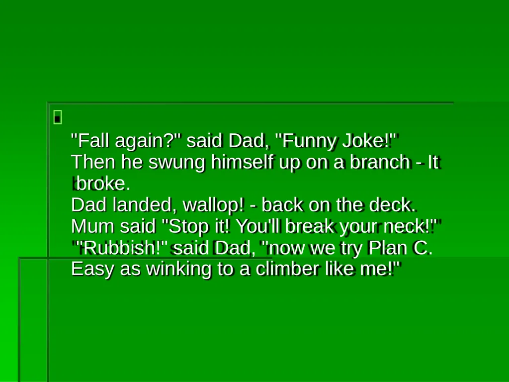 DAD AND THE CAT AND THE TREE KIT WRIGHT - slide 5 of 15