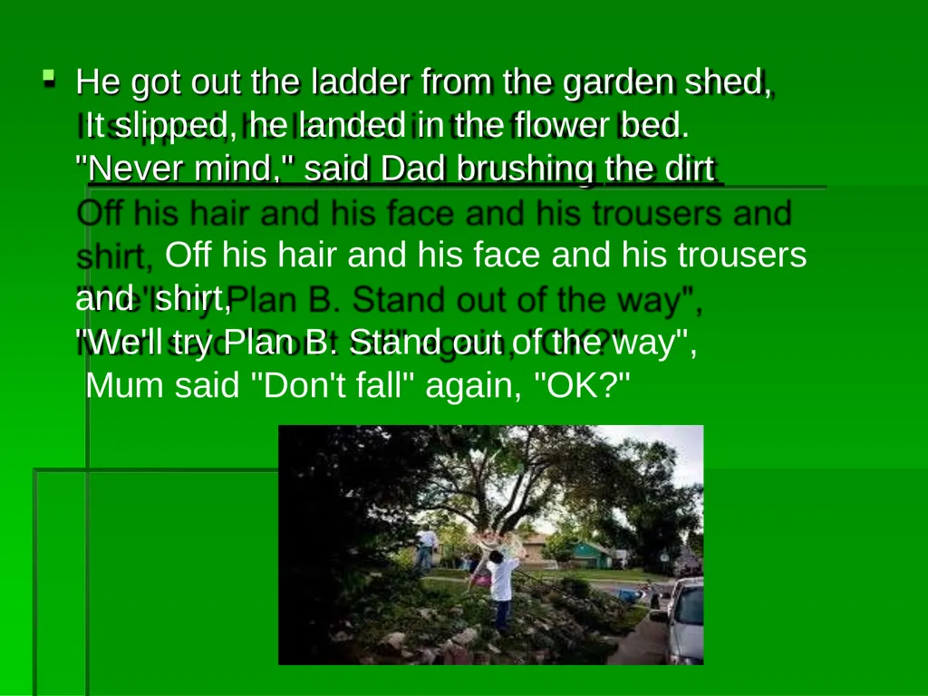DAD AND THE CAT AND THE TREE KIT WRIGHT - slide 4 of 15