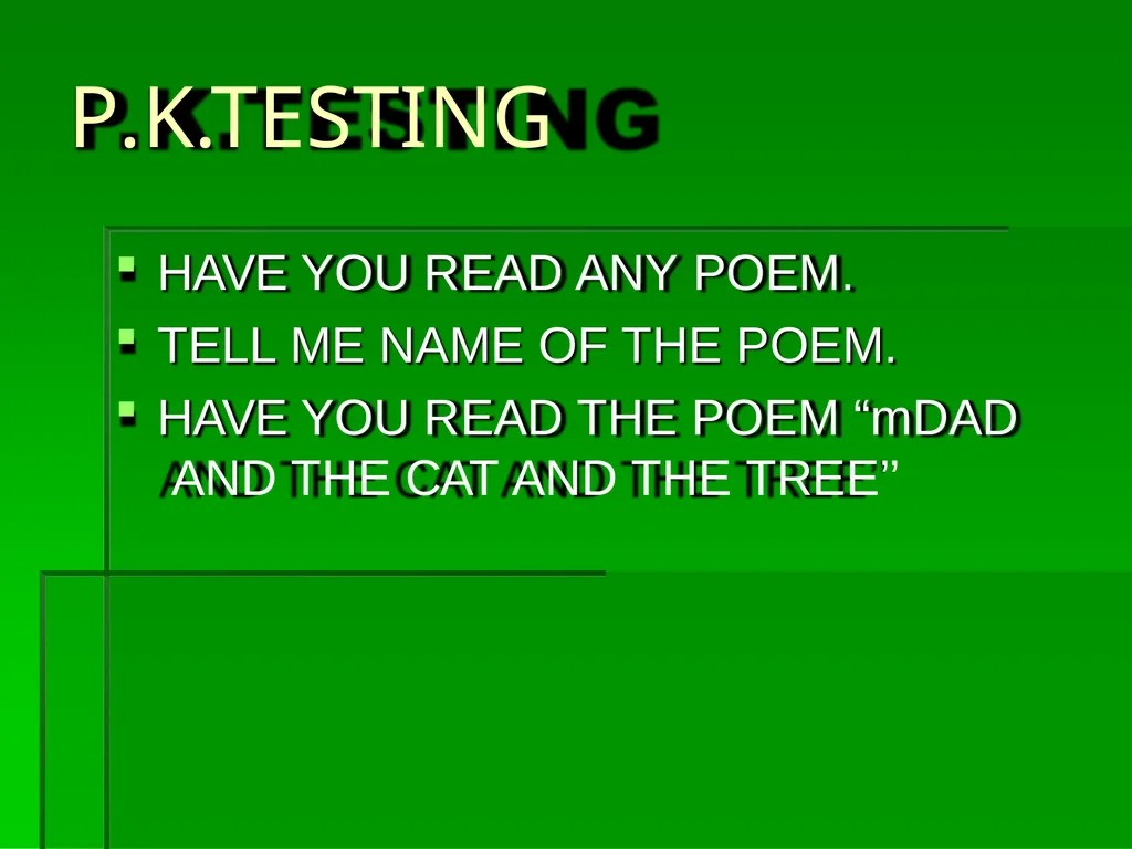 DAD AND THE CAT AND THE TREE KIT WRIGHT - slide 2 of 15