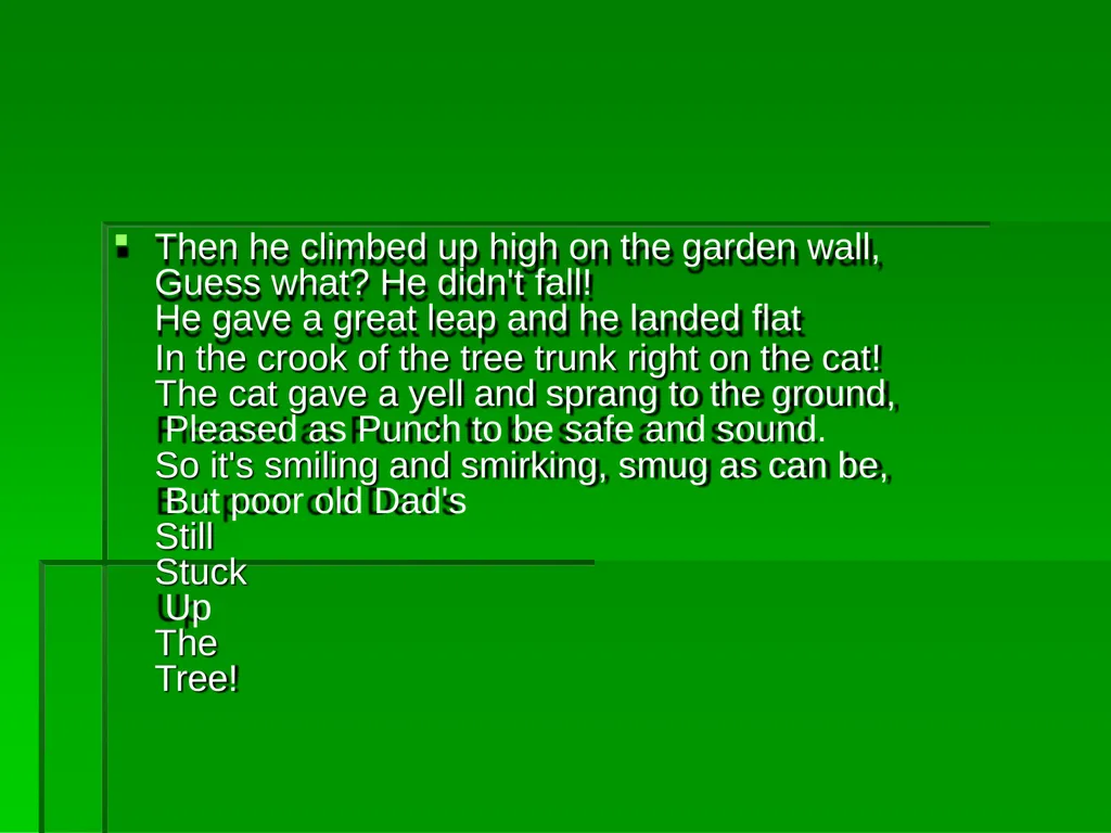 DAD AND THE CAT AND THE TREE KIT WRIGHT - slide 6 of 15