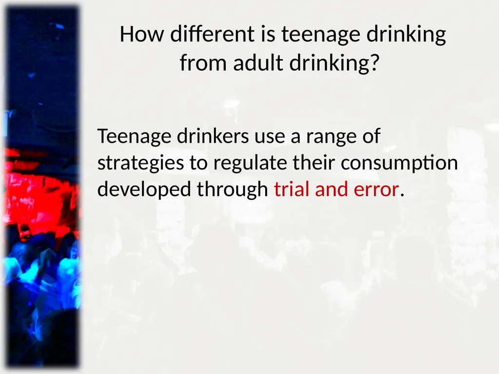 Minimising harm from alcohol misuse: Challenges to - slide 16 of 18