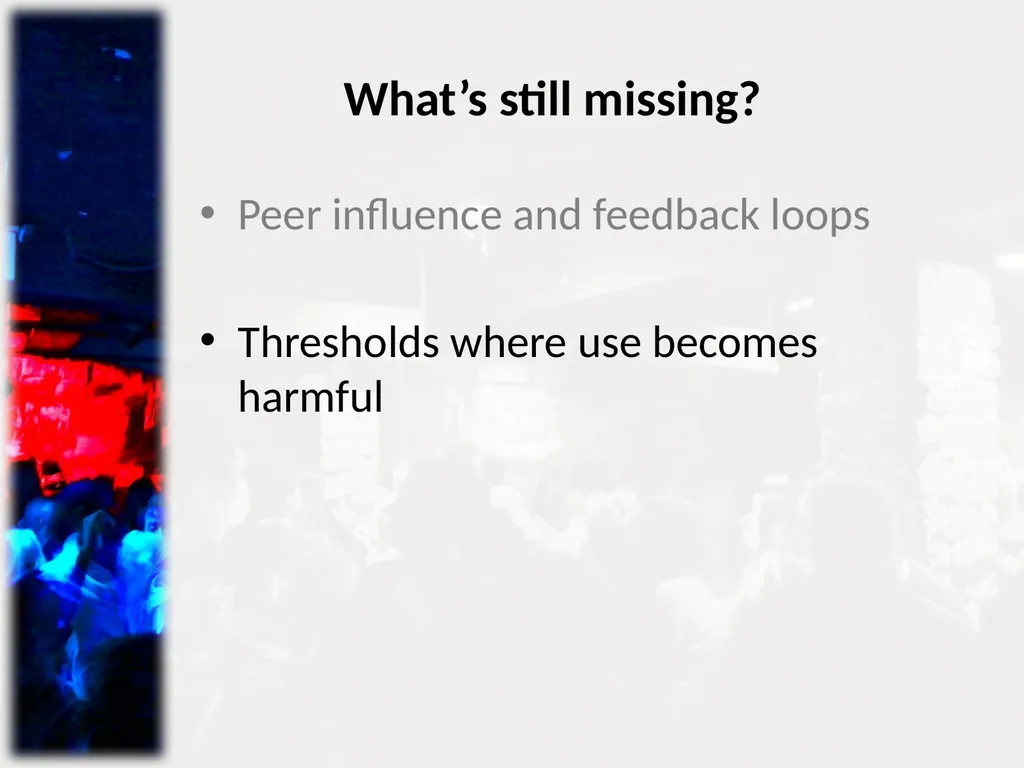 Minimising harm from alcohol misuse: Challenges to - slide 7 of 18