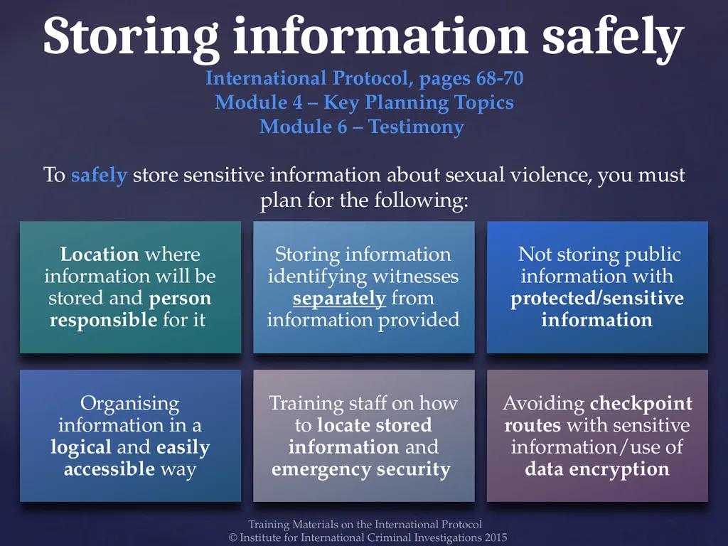 Module 9 – Storing Information Training Materials - slide 5 of 13
