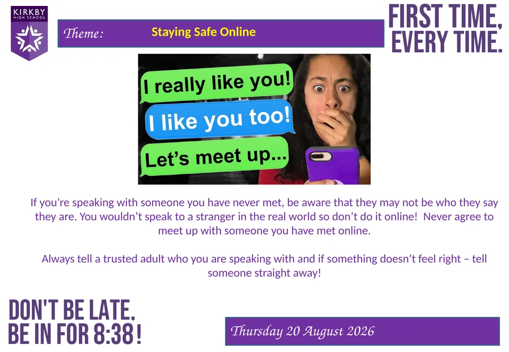 Staying Safe Online Staying Safe Online Keeps you - slide 6 of 12