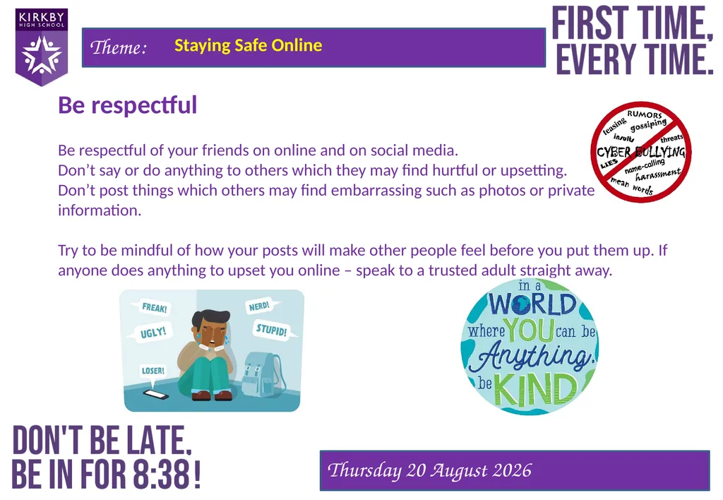 Staying Safe Online Staying Safe Online Keeps you - slide 10 of 12