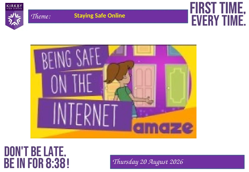 Staying Safe Online Staying Safe Online Keeps you - slide 4 of 12