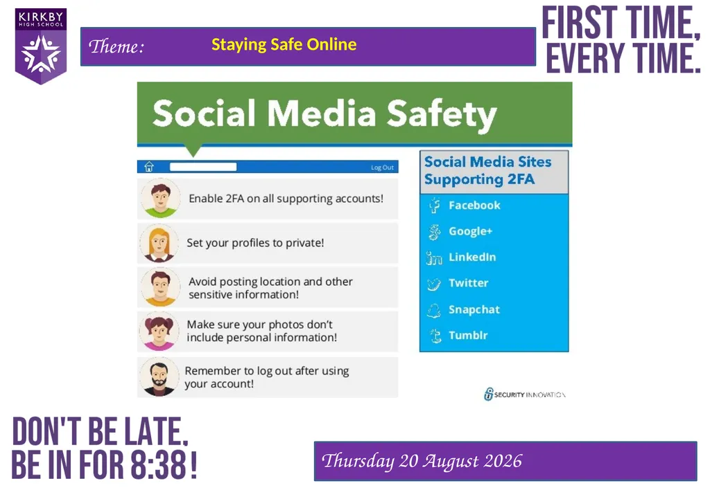 Staying Safe Online Staying Safe Online Keeps you - slide 7 of 12