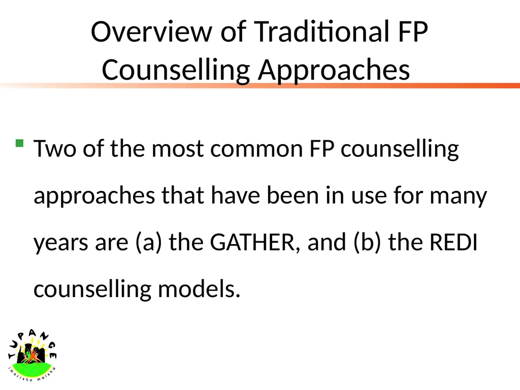 Application of Balanced Counseling Strategy (BCS) - slide 5 of 16