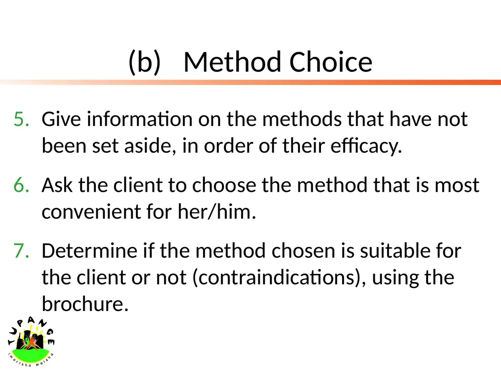 Application of Balanced Counseling Strategy (BCS) - slide 14 of 16