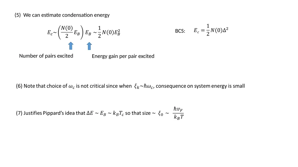 Lecture 8: BCS theory --- Attractive interaction - slide 13 of 14