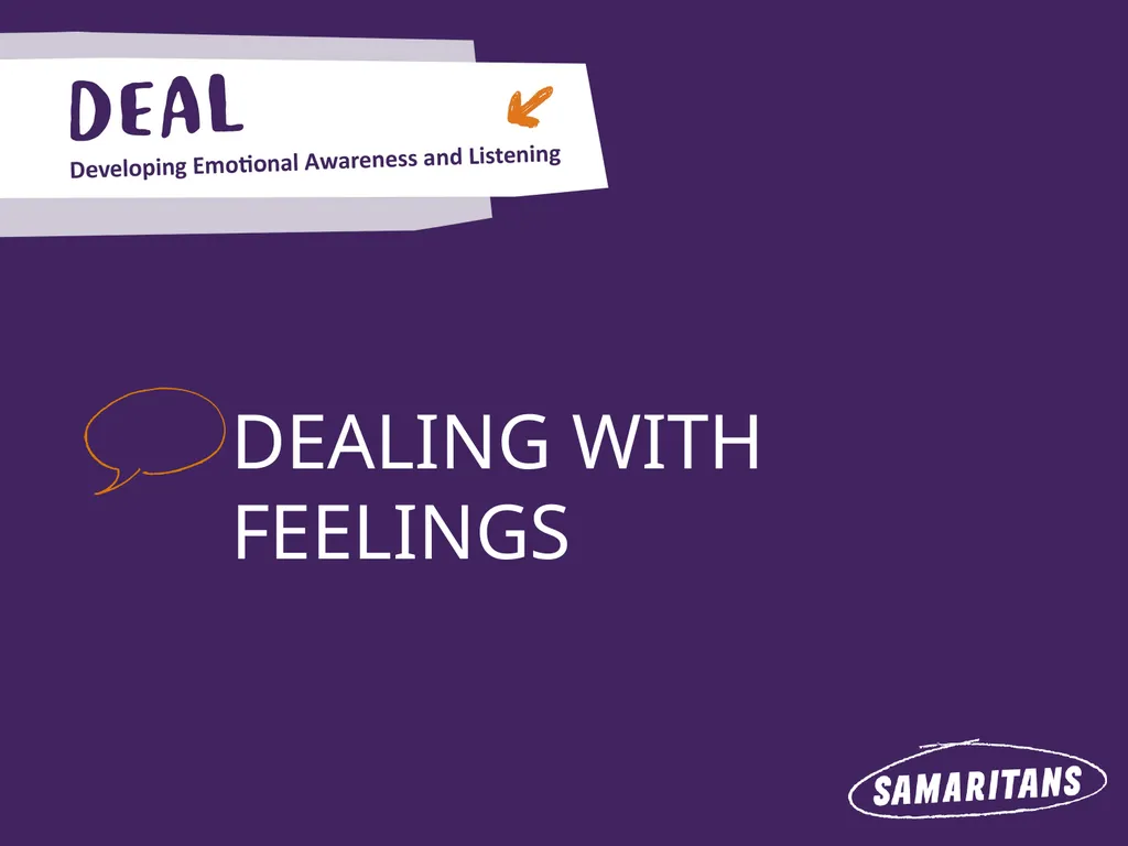 LET IT OUT Feelings Afraid Agony Alienated Amazed - slide 1 of 5