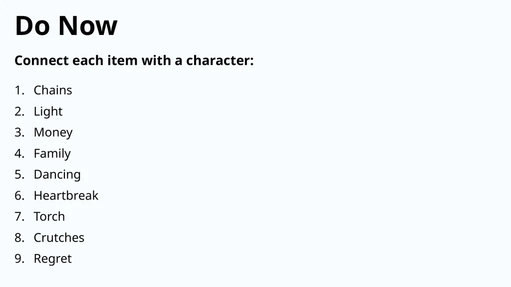Do Now Answer the questions below: Who wrote A - slide 13 of 20
