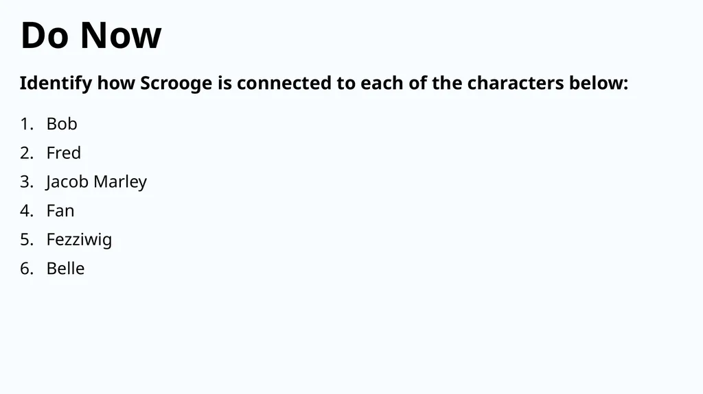 Do Now Answer the questions below: Who wrote A - slide 10 of 20