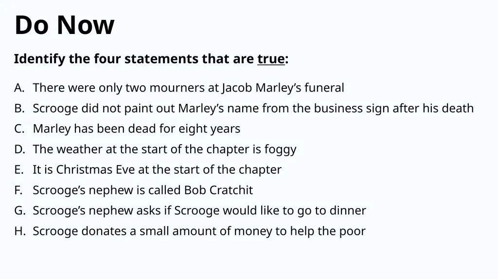 Do Now Answer the questions below: Who wrote A - slide 5 of 20