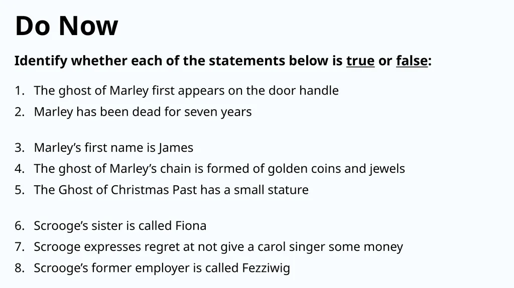 Do Now Answer the questions below: Who wrote A - slide 6 of 20