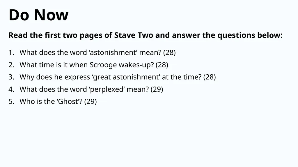 Do Now Answer the questions below: Who wrote A - slide 3 of 20