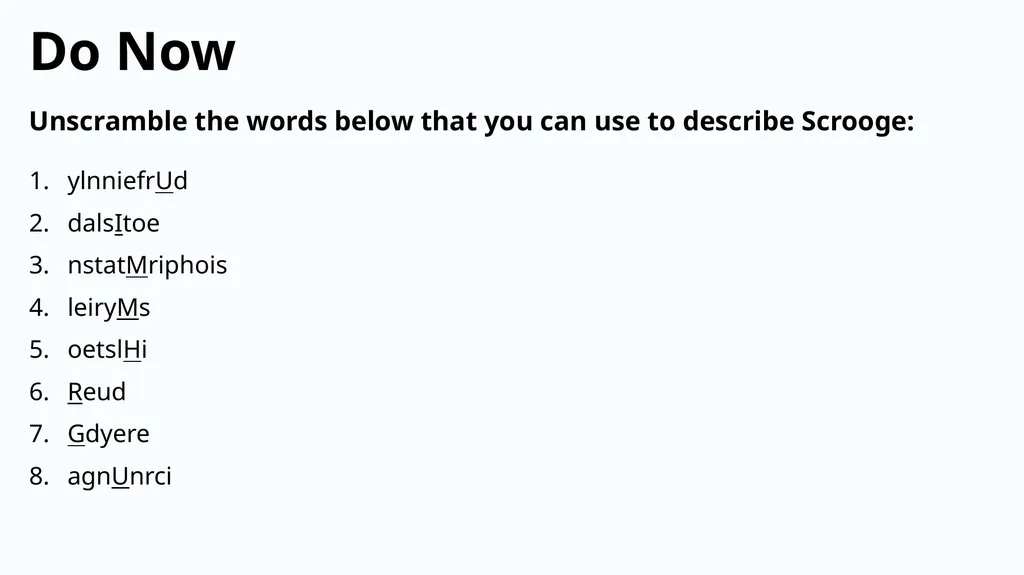 Do Now Answer the questions below: Who wrote A - slide 14 of 20