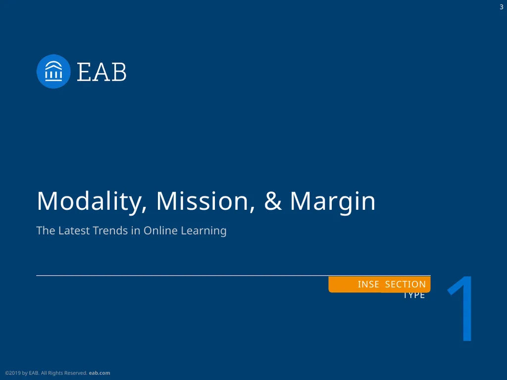 Considerations for Online Education Strategy Max - slide 3 of 25