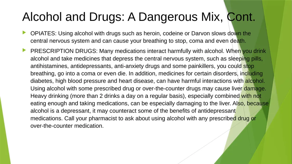 Party Safe: Know Your Drugs and Alcohol Part I: - slide 6 of 14