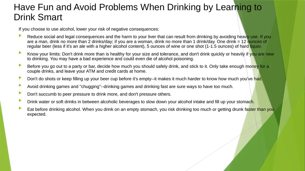Party Safe: Know Your Drugs and Alcohol Part I: - slide 13 of 14