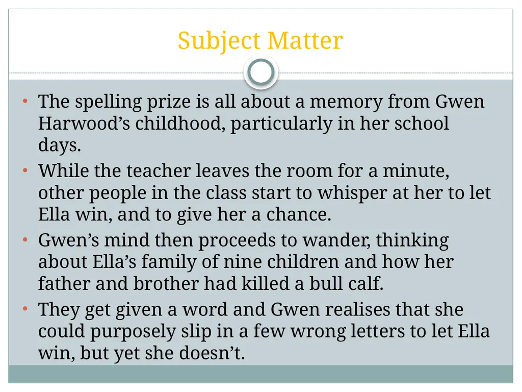 The Spelling Prize Tom & Dan The Spelling Prize - slide 6 of 17