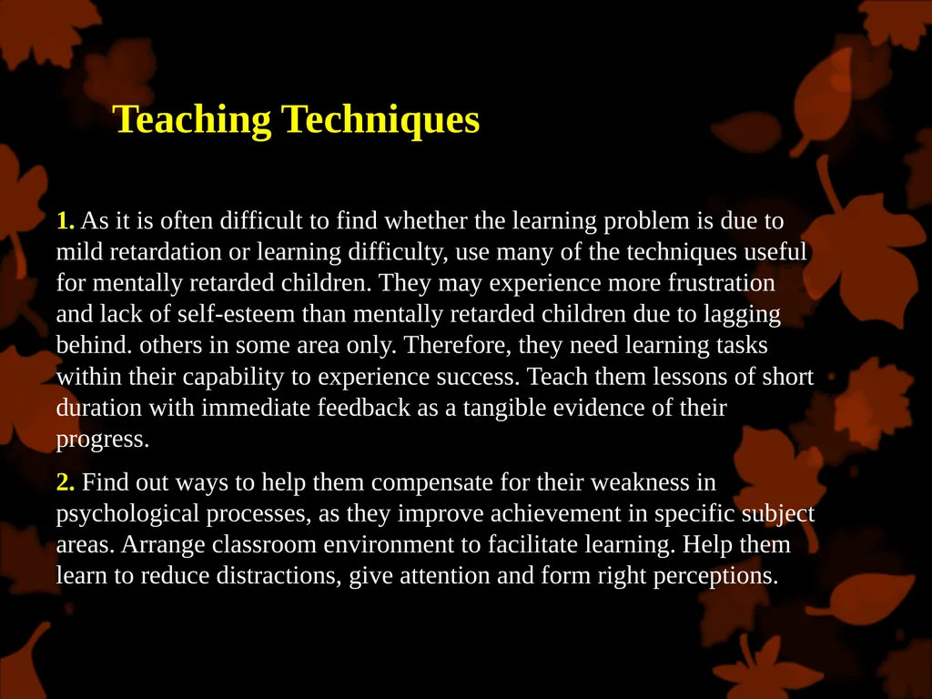 LECTURE 15 INDIVIDUAL DIFFERENCES Sadia Bashir - slide 25 of 28