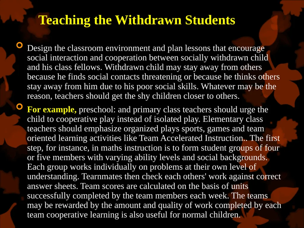 LECTURE 15 INDIVIDUAL DIFFERENCES Sadia Bashir - slide 8 of 28
