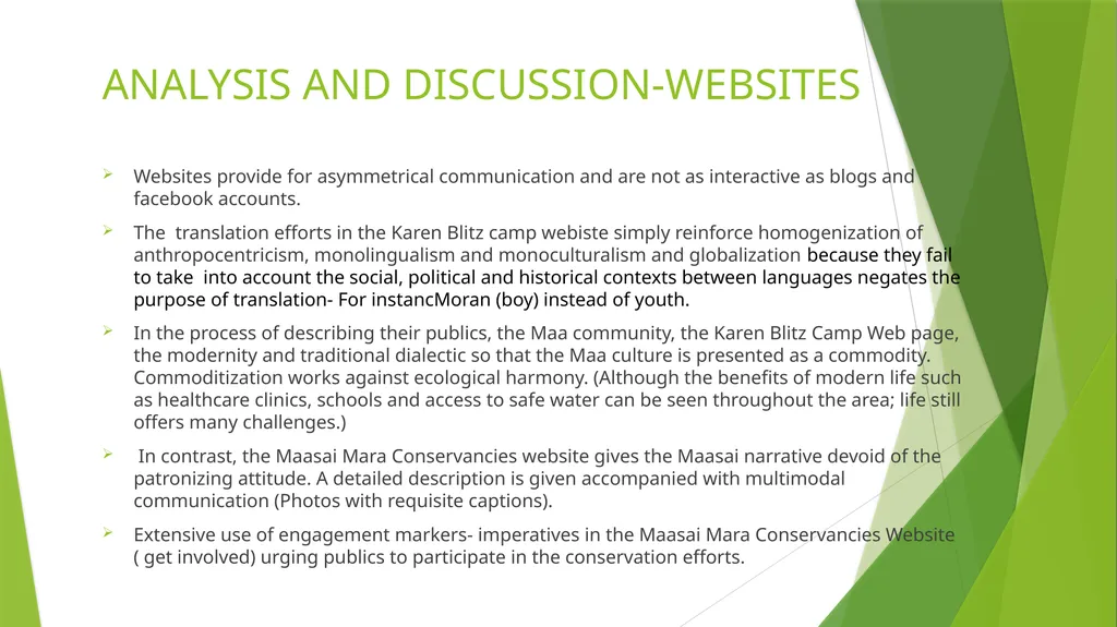 Exploring Online Eco-linguistic Communication - slide 14 of 17