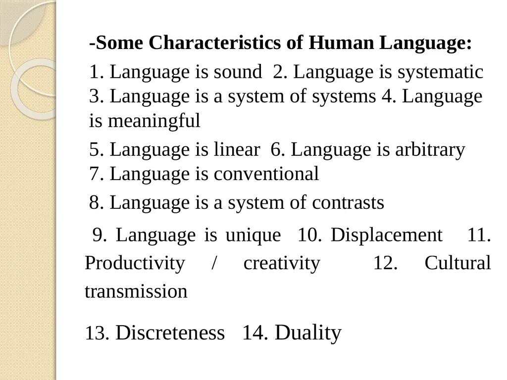 Linguistics For 2nd Course PPT1 -Some - slide 4 of 9