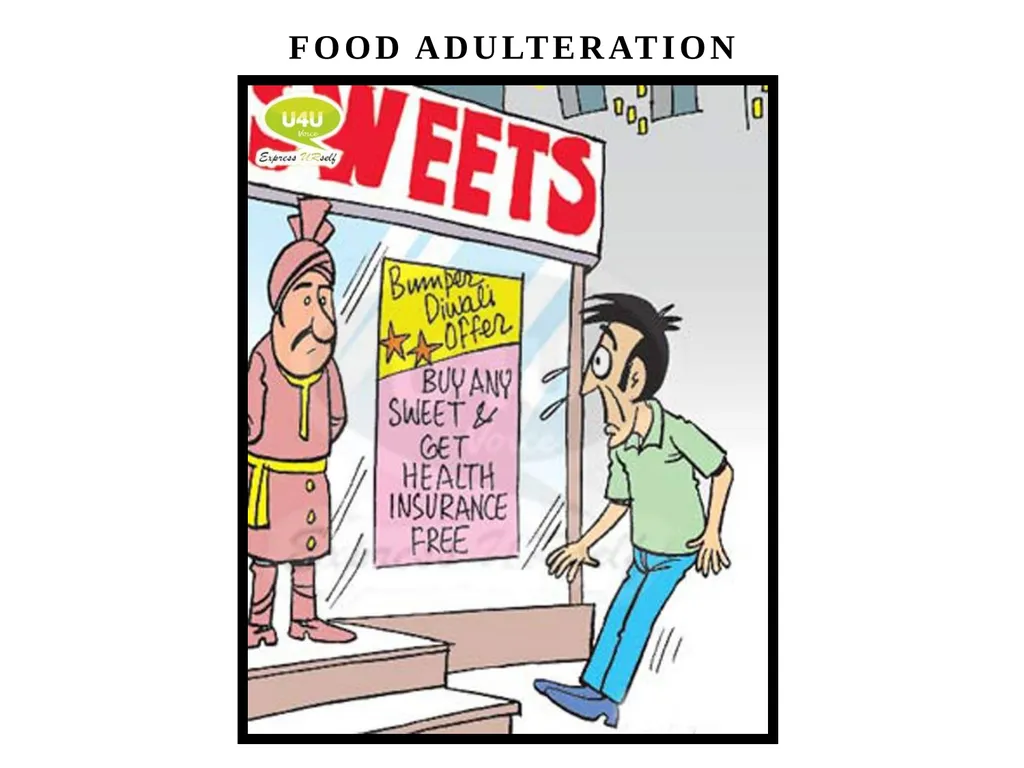 FOOD ADULTERATION FOOD ADULTERATION DIFFERENCES - slide 1 of 13