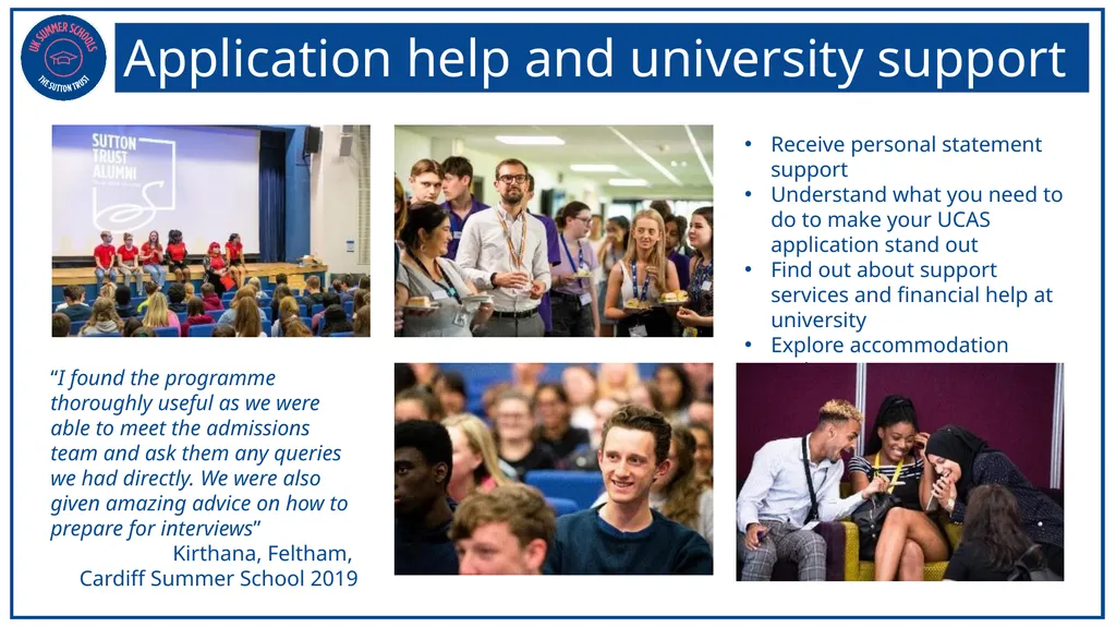 Who are the Sutton Trust? The Sutton Trust - slide 7 of 18
