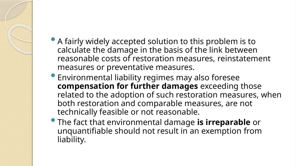 LIABILITY AND COMPENSATION REGIMES RELATED TO - slide 78 of 107