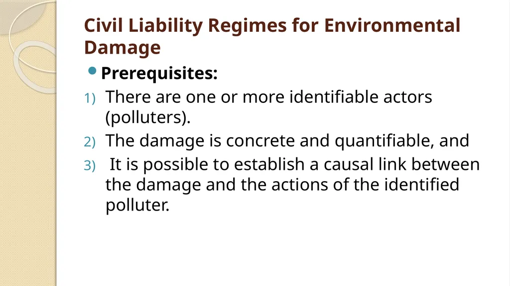 LIABILITY AND COMPENSATION REGIMES RELATED TO - slide 62 of 107