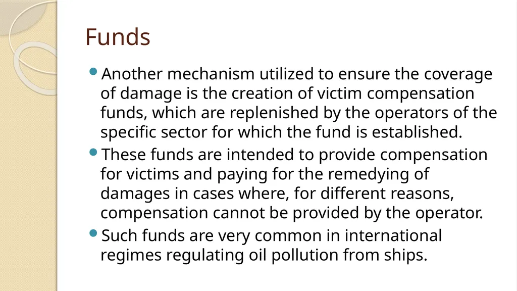 LIABILITY AND COMPENSATION REGIMES RELATED TO - slide 81 of 107