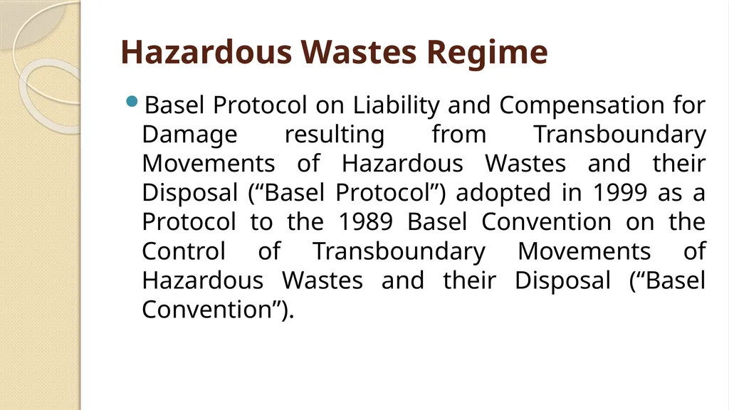 LIABILITY AND COMPENSATION REGIMES RELATED TO - slide 95 of 107