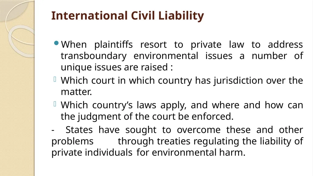 LIABILITY AND COMPENSATION REGIMES RELATED TO - slide 82 of 107
