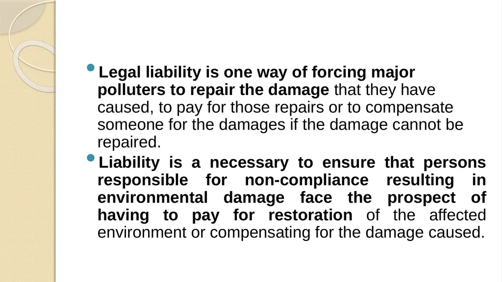 LIABILITY AND COMPENSATION REGIMES RELATED TO - slide 9 of 107