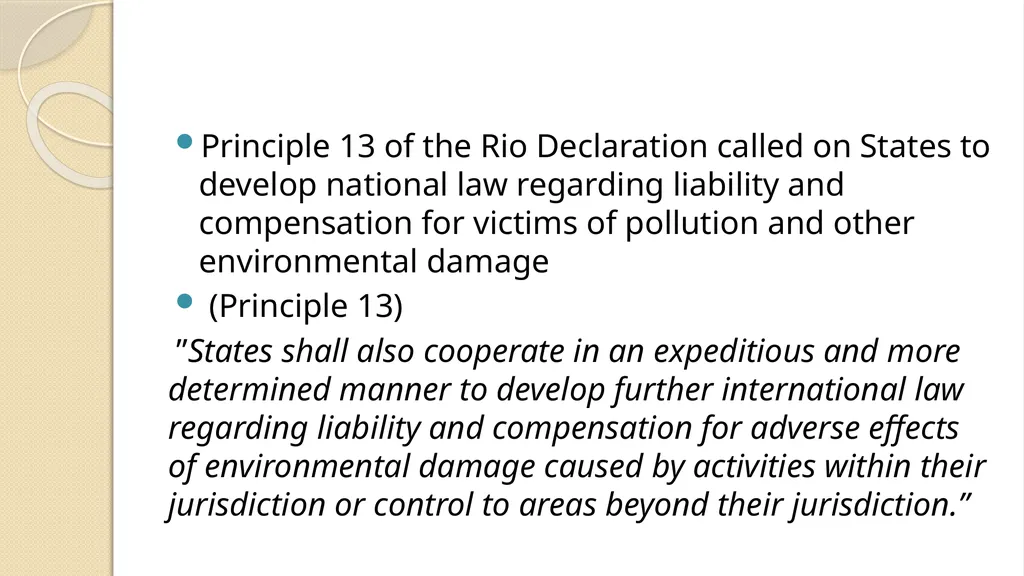 LIABILITY AND COMPENSATION REGIMES RELATED TO - slide 26 of 107