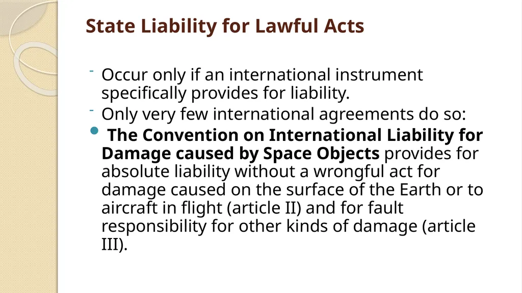 LIABILITY AND COMPENSATION REGIMES RELATED TO - slide 57 of 107