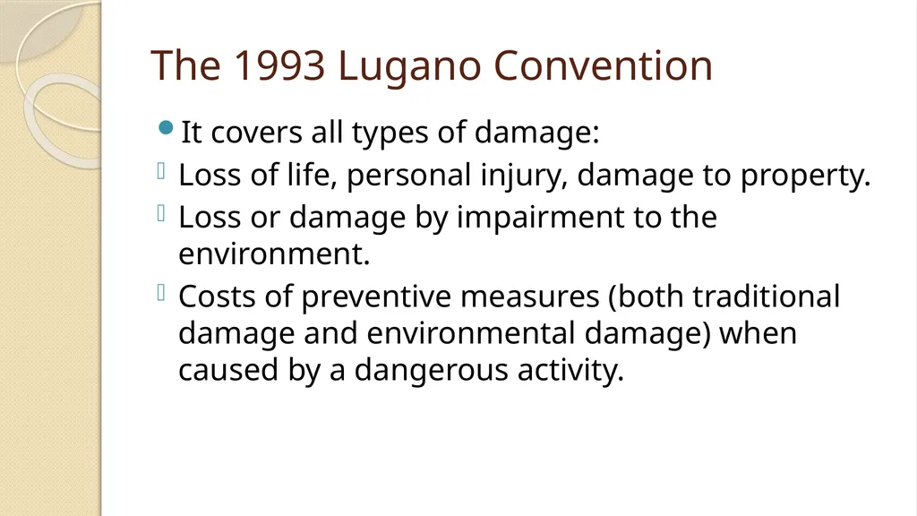LIABILITY AND COMPENSATION REGIMES RELATED TO - slide 86 of 107