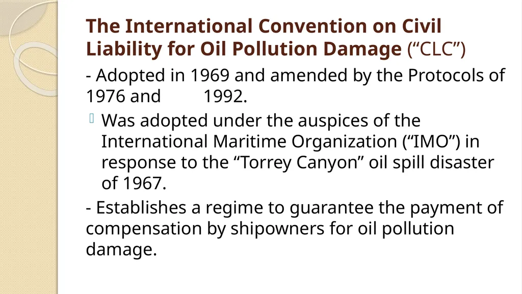 LIABILITY AND COMPENSATION REGIMES RELATED TO - slide 88 of 107