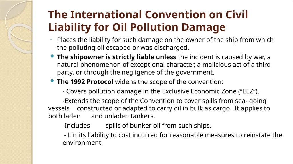 LIABILITY AND COMPENSATION REGIMES RELATED TO - slide 89 of 107