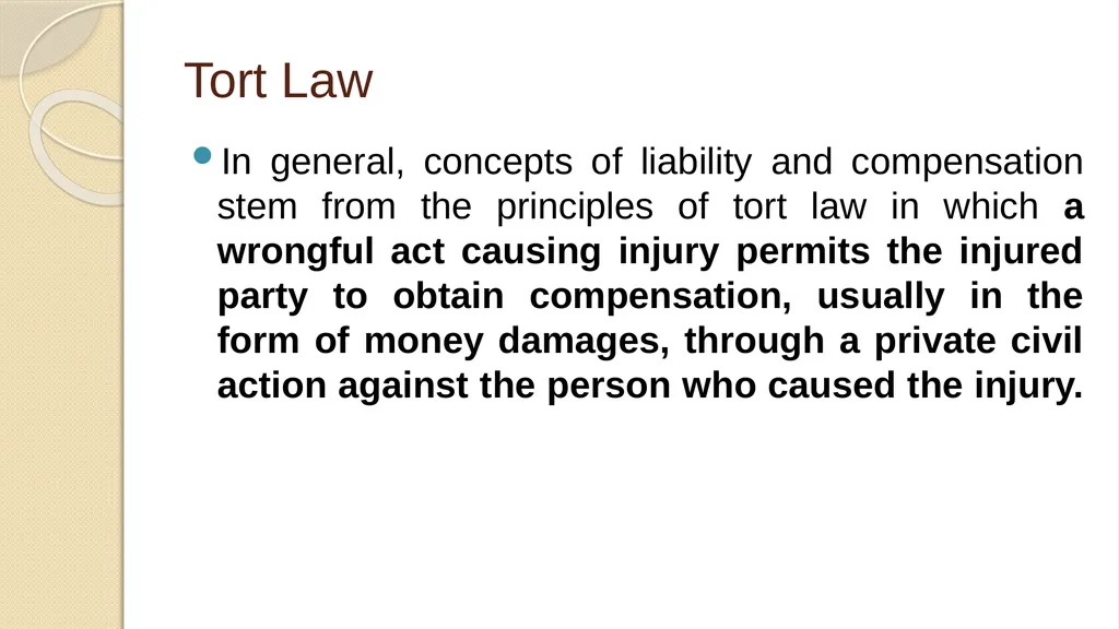 LIABILITY AND COMPENSATION REGIMES RELATED TO - slide 7 of 107