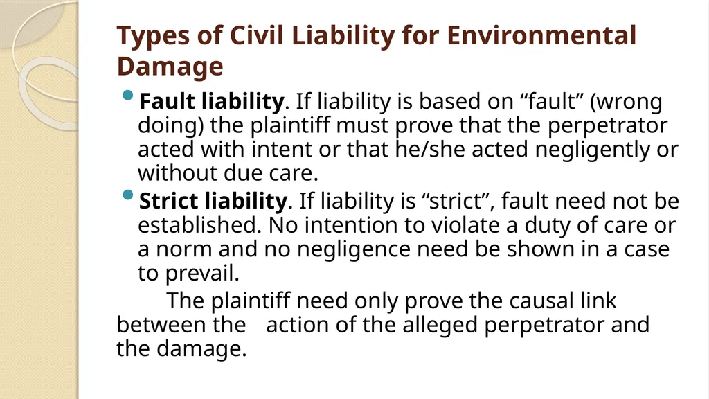 LIABILITY AND COMPENSATION REGIMES RELATED TO - slide 64 of 107