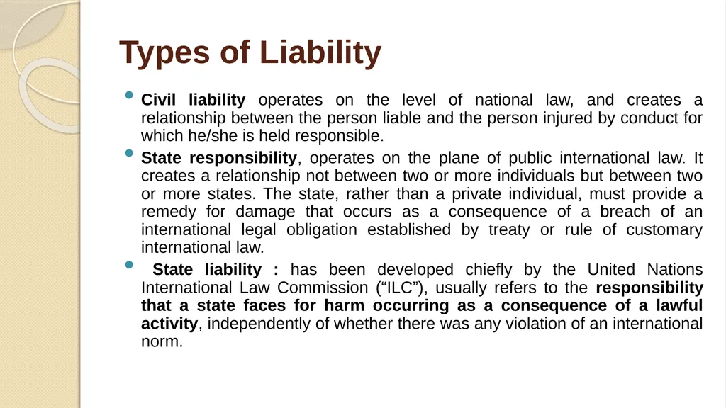 LIABILITY AND COMPENSATION REGIMES RELATED TO - slide 10 of 107
