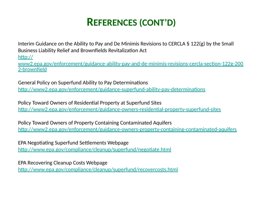 LIABILITY OVERVIEW Session 2 Carlyn Winter Prisk - slide 25 of 25